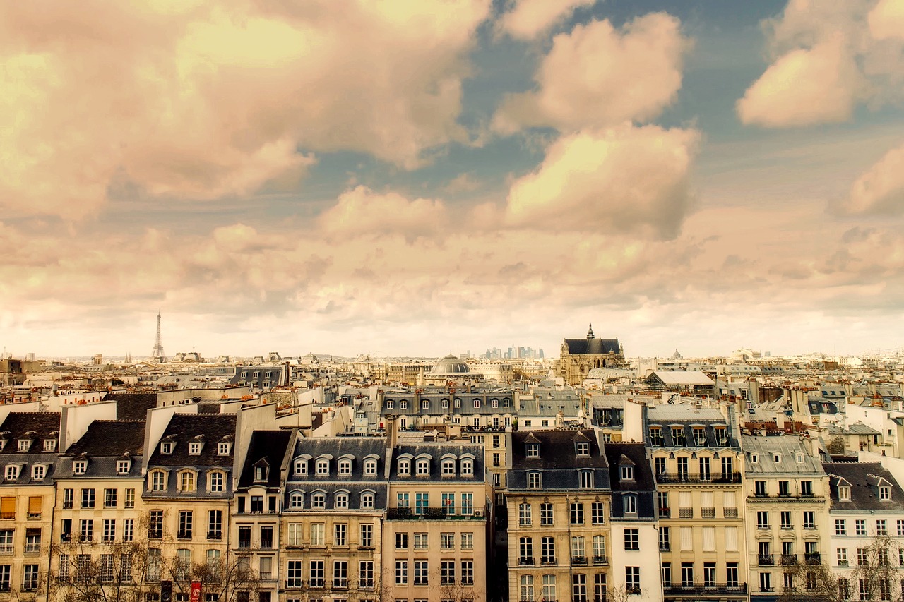 Paris, France, Miestas, Miesto, Miesto Panorama, Orientyrai, Istorinis, Namai, Apartamentai, Kaimynystėje