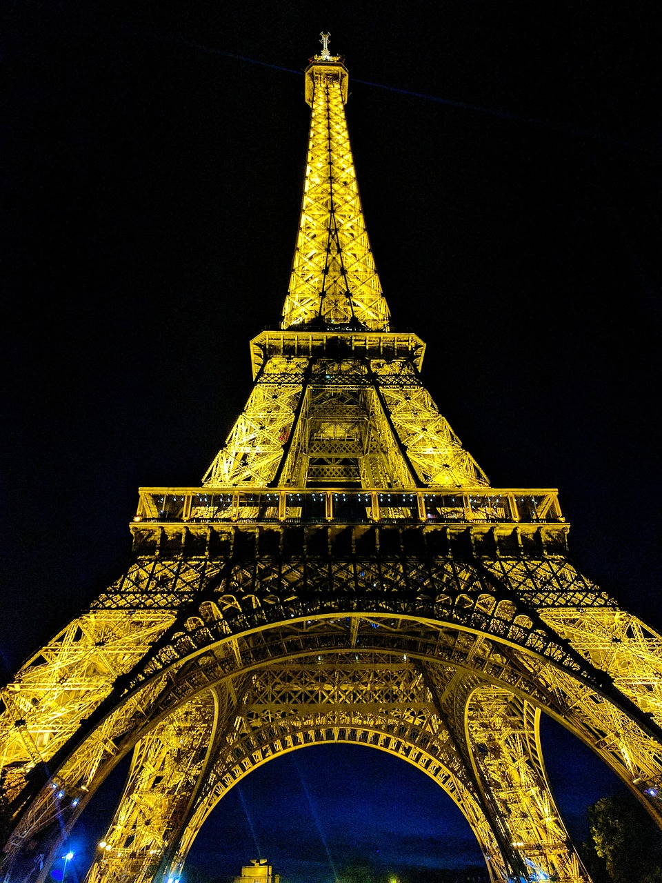 Paris, Ekskursija Eifelis, Naktis, Orientyras, Nemokamos Nuotraukos,  Nemokama Licenzija