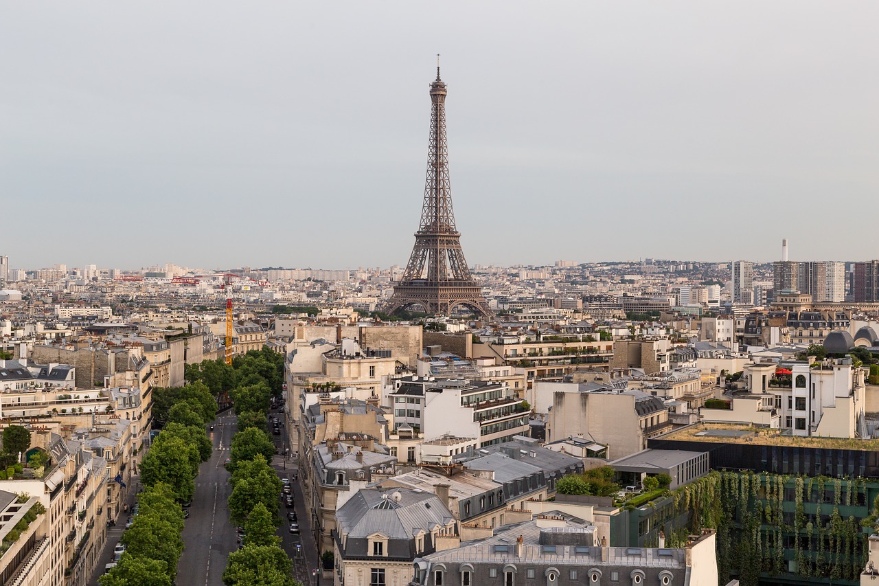 Paris, Eifelio Bokštas, Vaizdas Iš Ark De Triomphe, Nemokamos Nuotraukos,  Nemokama Licenzija
