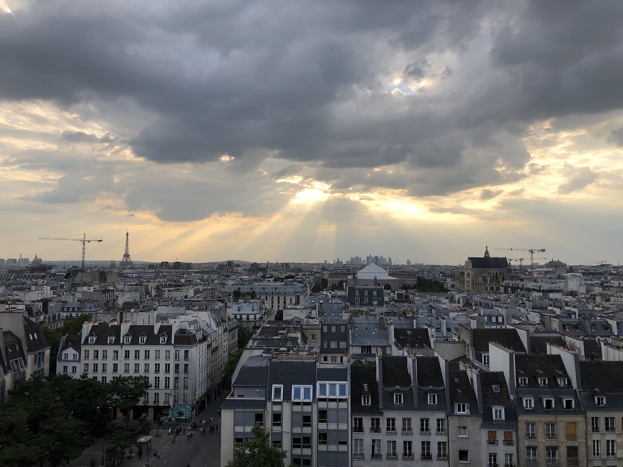Paryžius,  Panorama,  Pompidou, Nemokamos Nuotraukos,  Nemokama Licenzija