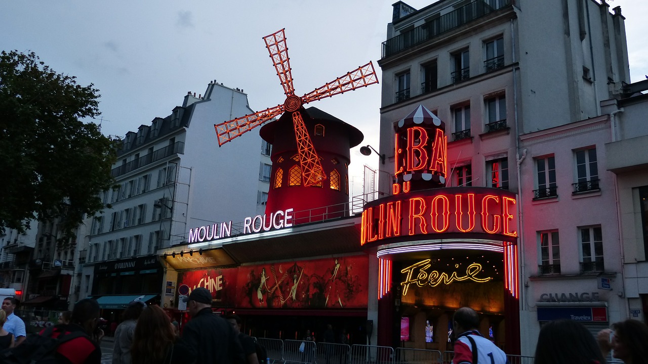 Paris, Moulin Rouge, Malonumas, Veislė, Raudona Malūnas, Montmartras, Nemokamos Nuotraukos,  Nemokama Licenzija
