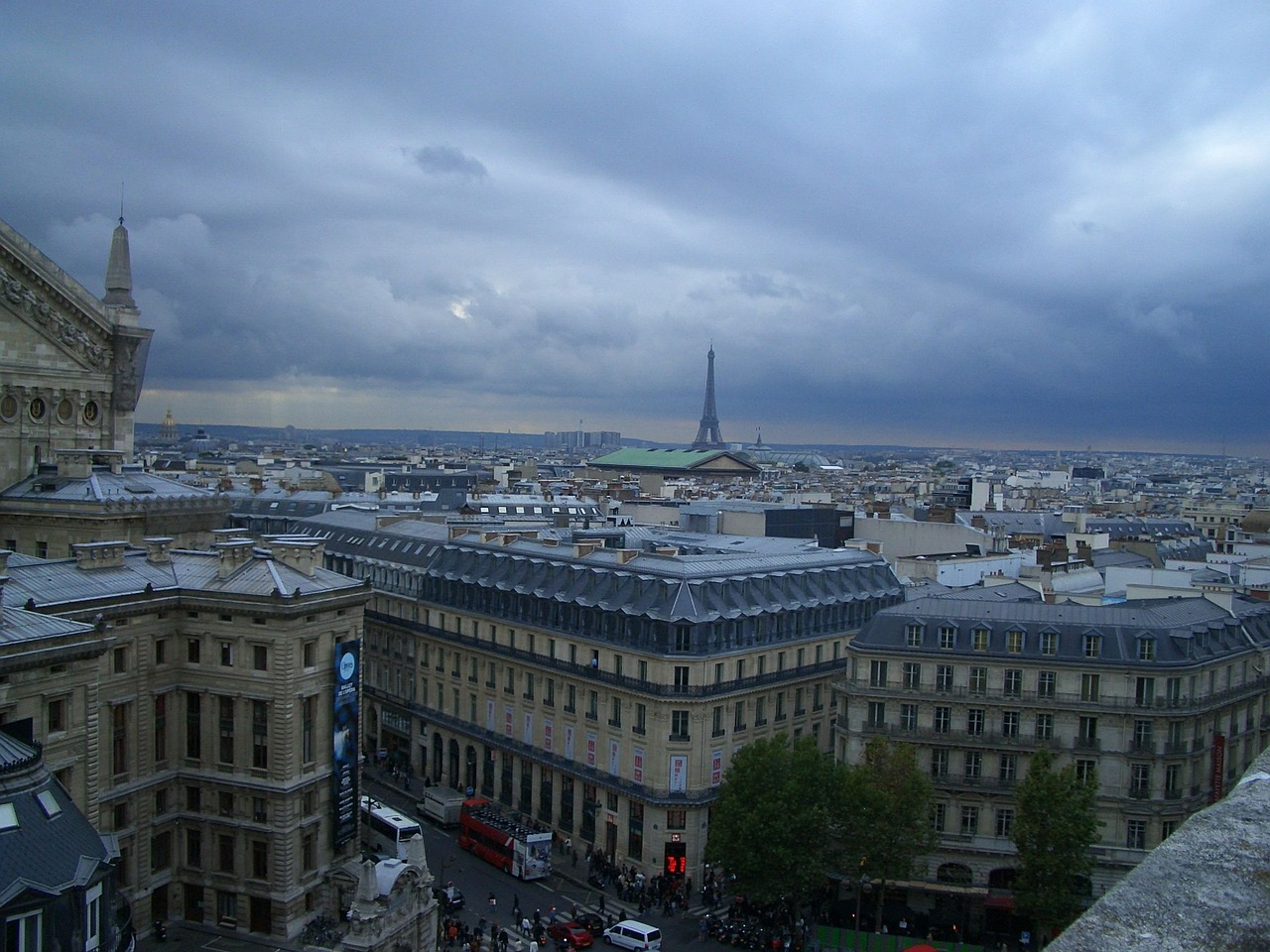 Paris, Tolimas Vaizdas, Saugokis, France, Požiūris, Debesys, Regėjimas, Miestas, Vieta D Étoile, Alėja