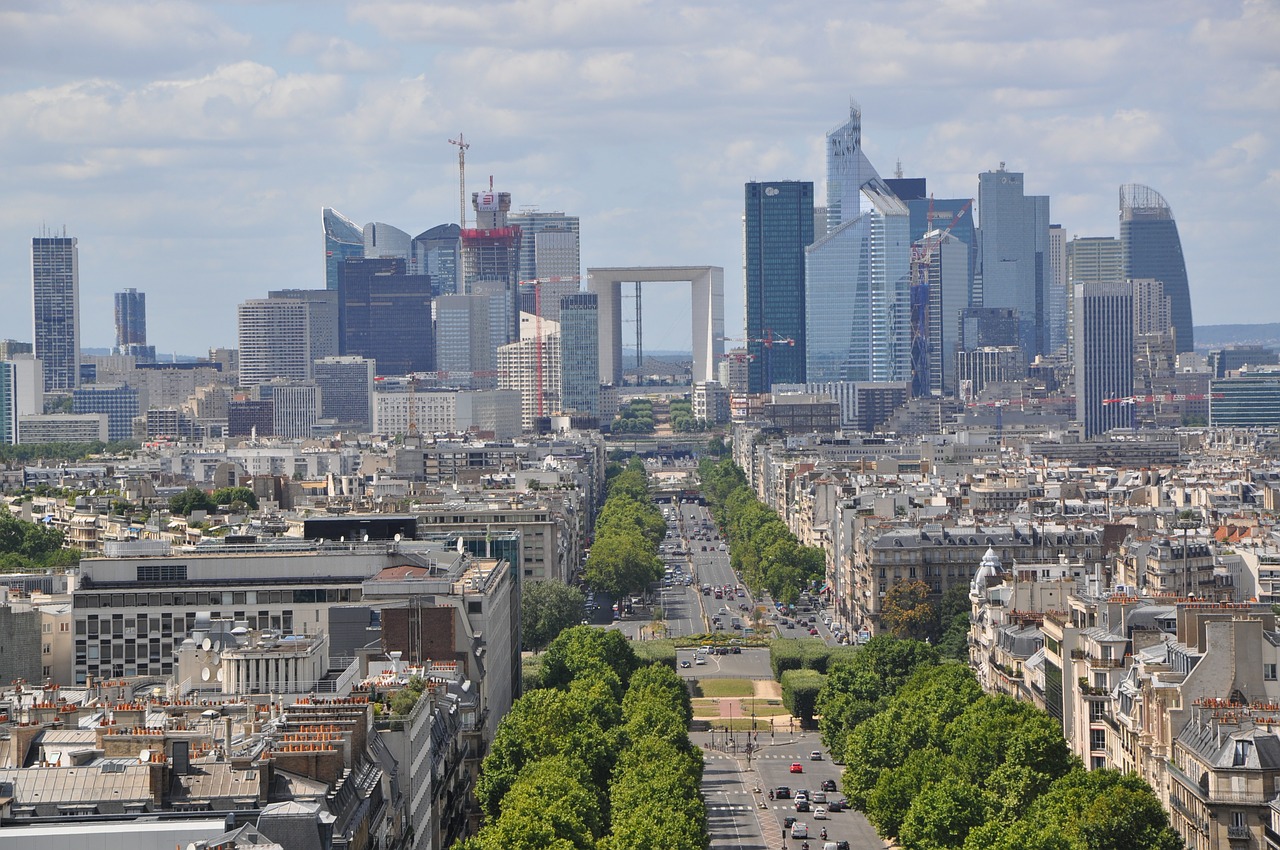 Paris, Arc De Triomphe, Panorama, Miestas, Nemokamos Nuotraukos,  Nemokama Licenzija