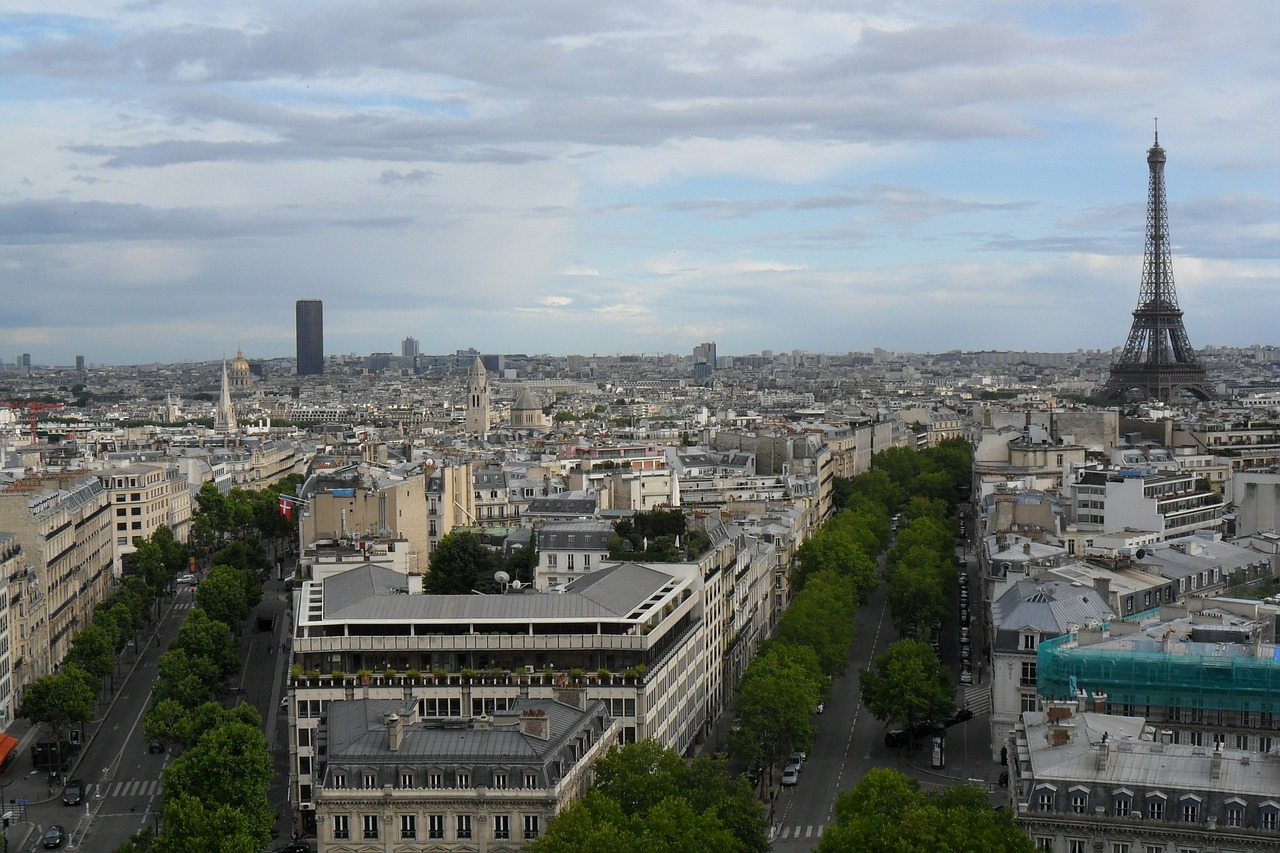 Paris, Miestas, Panorama, France, Pastatai, Vaizdas, Architektūra, Miesto Panorama, Turizmas, Pastatas