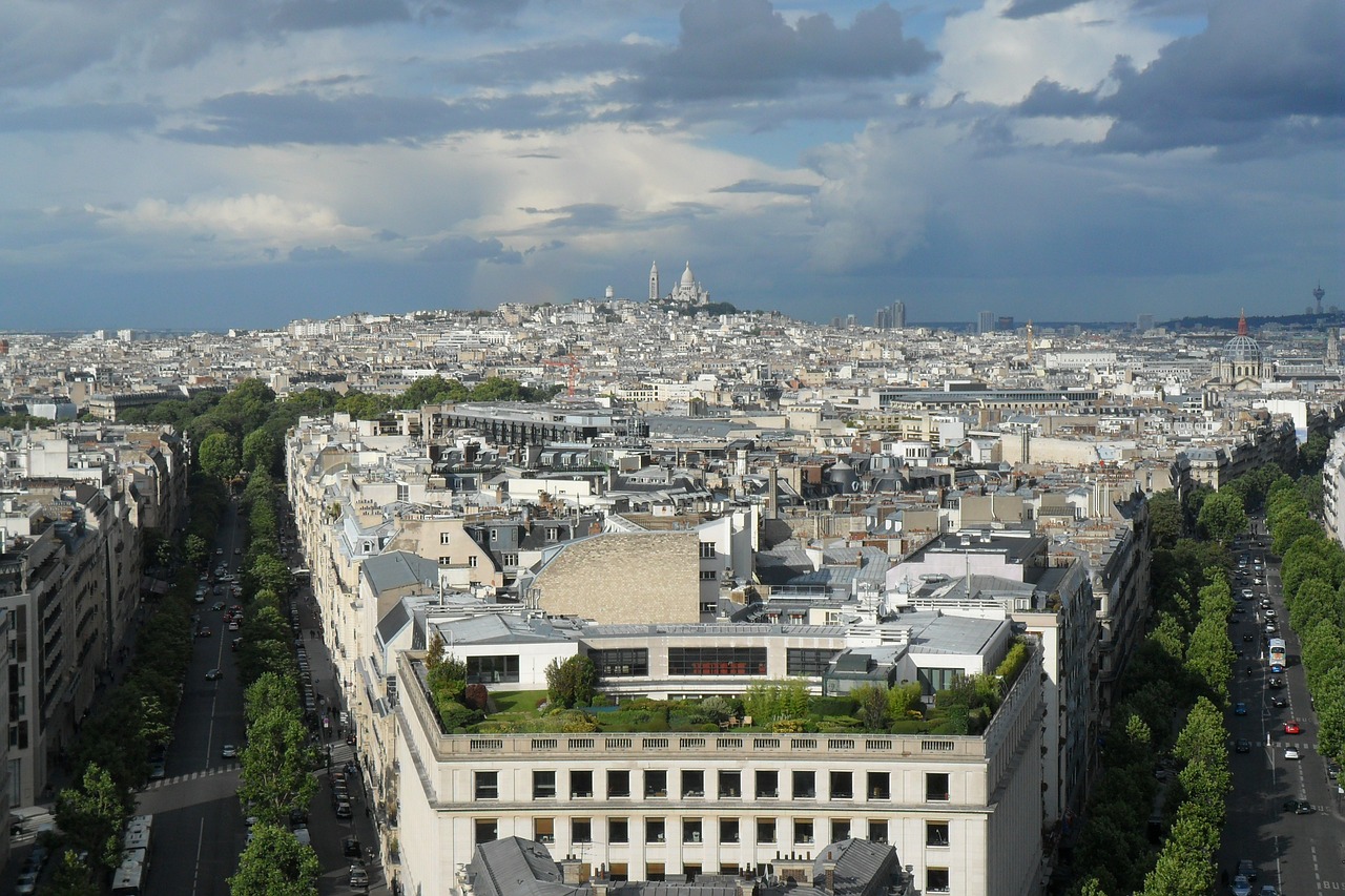 Paris, Miestas, Panorama, France, Pastatai, Vaizdas, Architektūra, Miesto Panorama, Turizmas, Pastatas