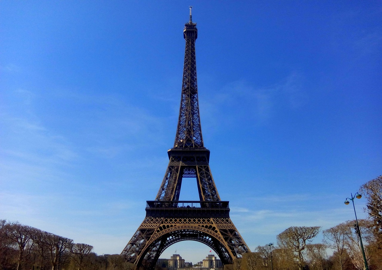 Paris,  France,  Dangus,  Mėlynas,  Prancūzų Kalba,  Kelionė,  Simbolis,  Bokštas,  Architektūra,  Orientyras