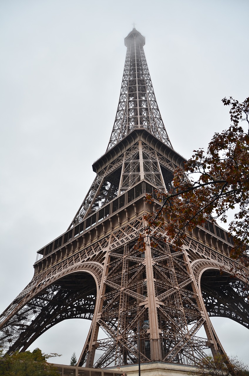 Paris,  Eifelio Bokštas,  Debesuota Diena, Nemokamos Nuotraukos,  Nemokama Licenzija
