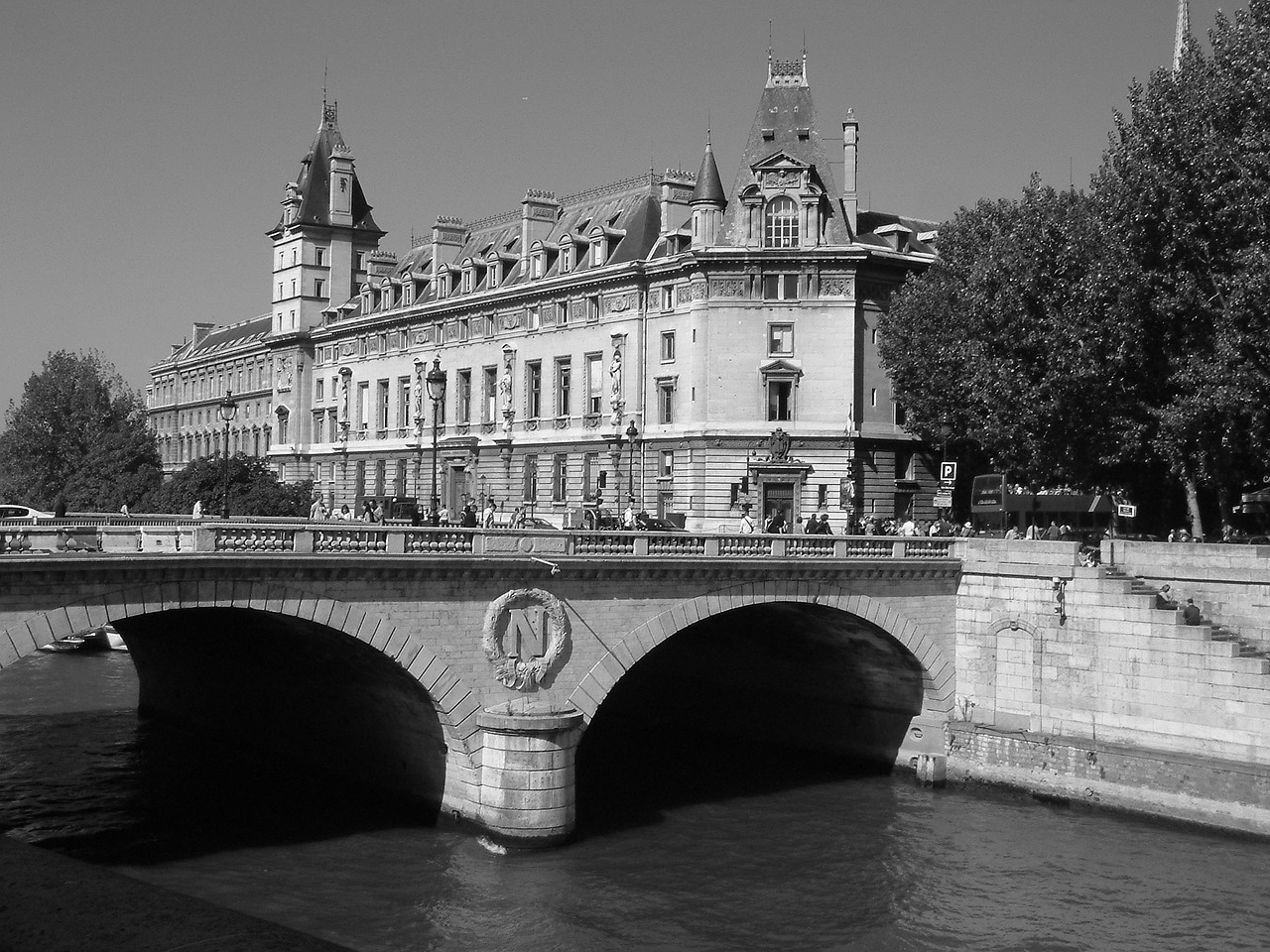 Paris, France, Tiltas, Seine, Miesto Panorama, Nemokamos Nuotraukos,  Nemokama Licenzija