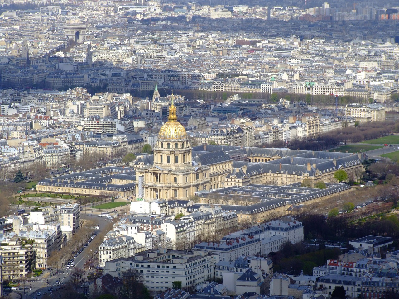 Paris, France, Hotel Des Invalides, Muziejus, Pastatai, Miestas, Miestai, Vaizdingas, Miesto, Architektūra
