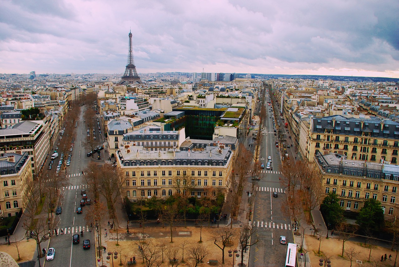 Paryžius, Prancūzija, Kraštovaizdis, Miesto Panorama, Panorama, Eifelio Bokštas, Prancūzų Kalba, Architektūra, Europa, Orientyras