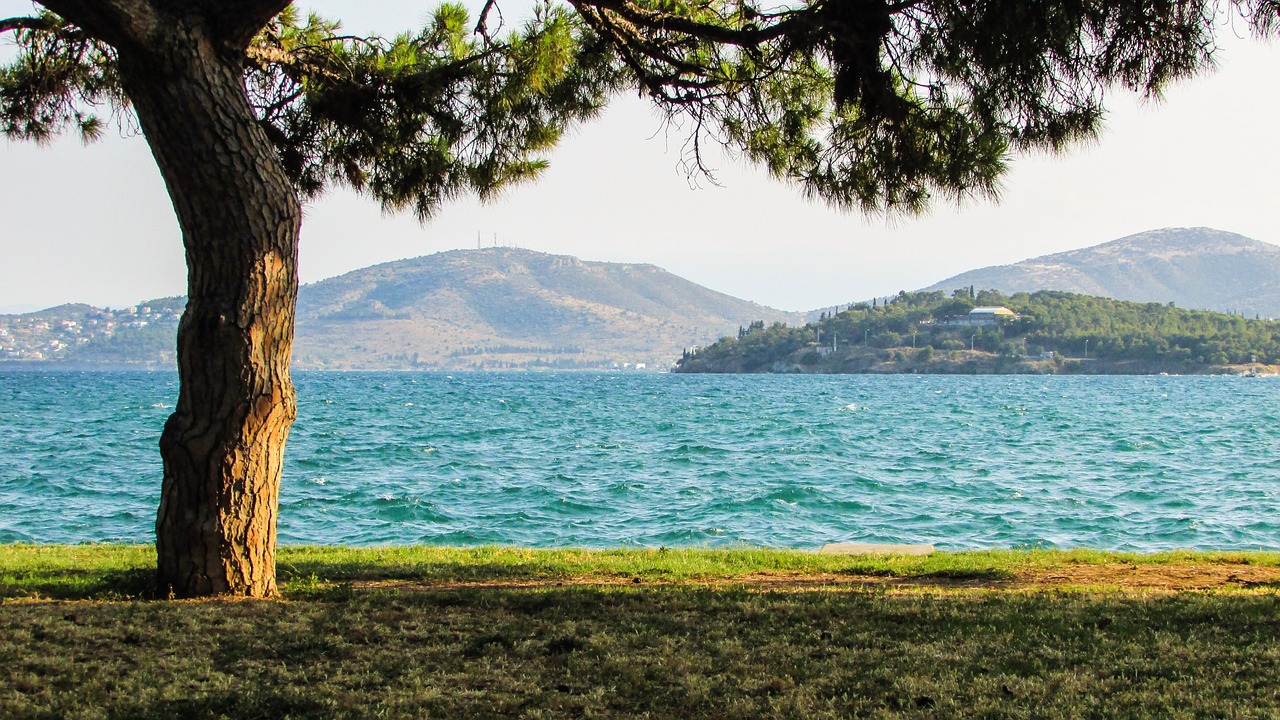 Parkas, Promenada, Jūra, Kraštovaizdis, Vasara, Krantinė, Graikija, Volos, Nemokamos Nuotraukos,  Nemokama Licenzija