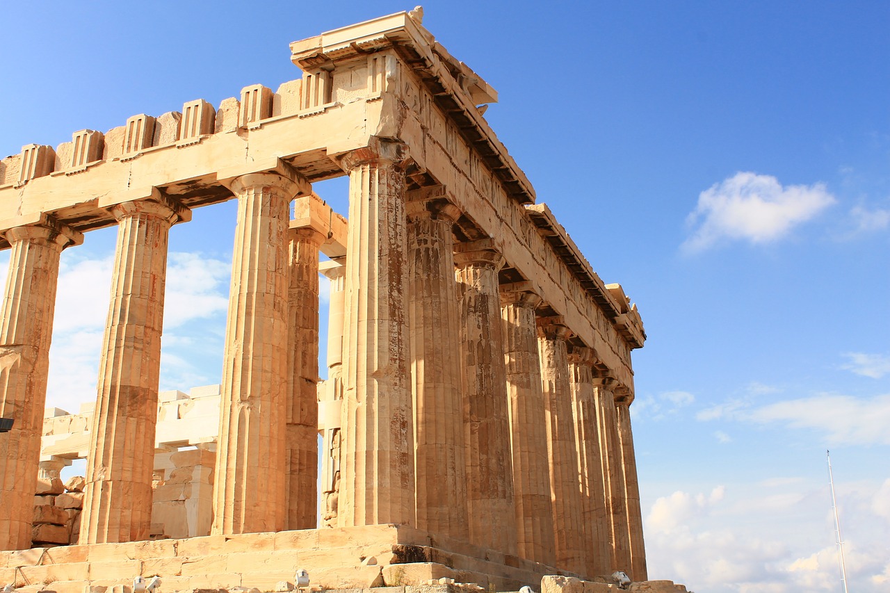 Partenonas, Akropolis, Atėnas, Graikija, Senovės, Kelionė, Europa, Graikų Kalba, Orientyras, Žinomas