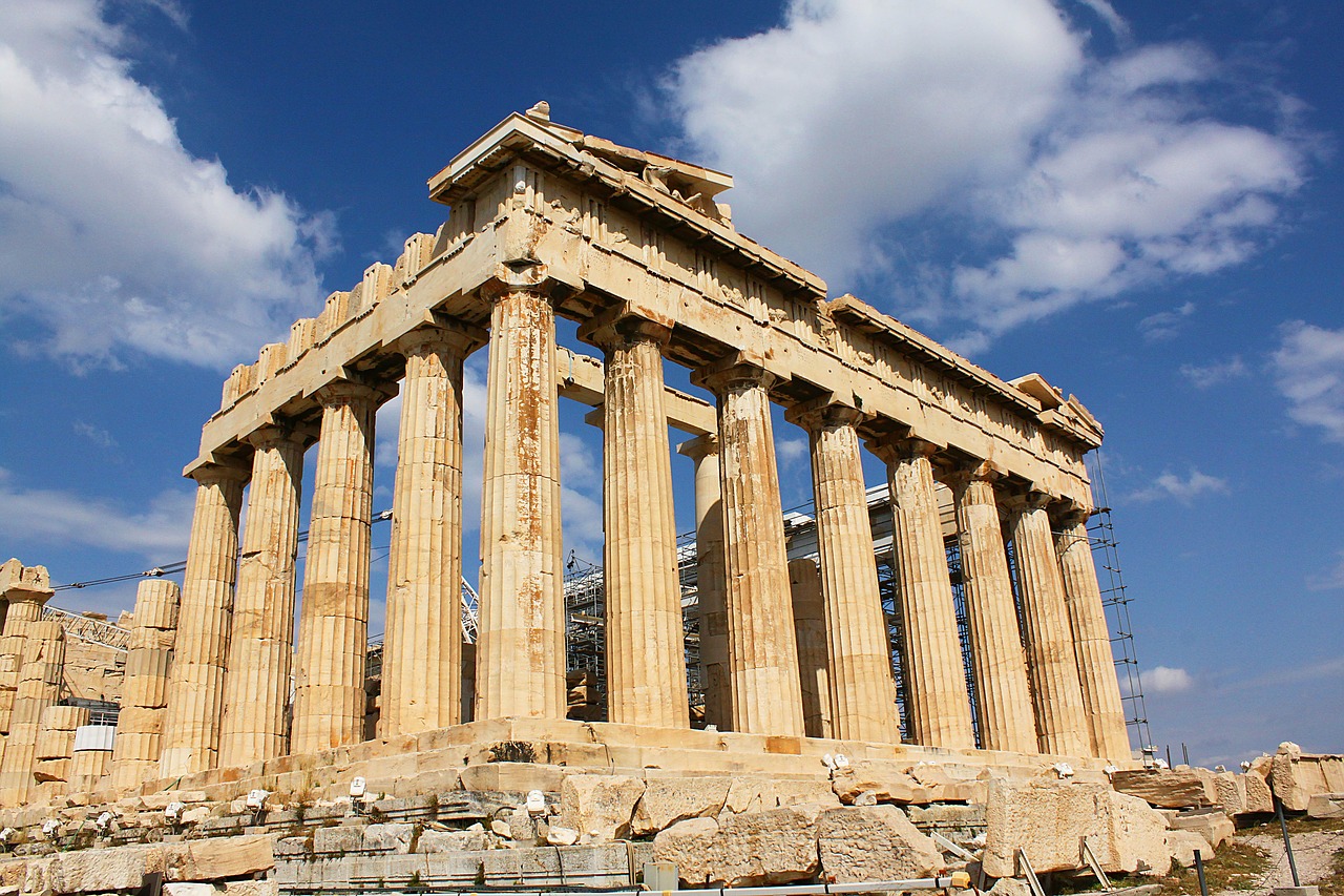 Partenonas, Graikija, Akropolis, Atėnas, Graikų Kalba, Senovės, Orientyras, Žinomas, Paminklas, Istorija