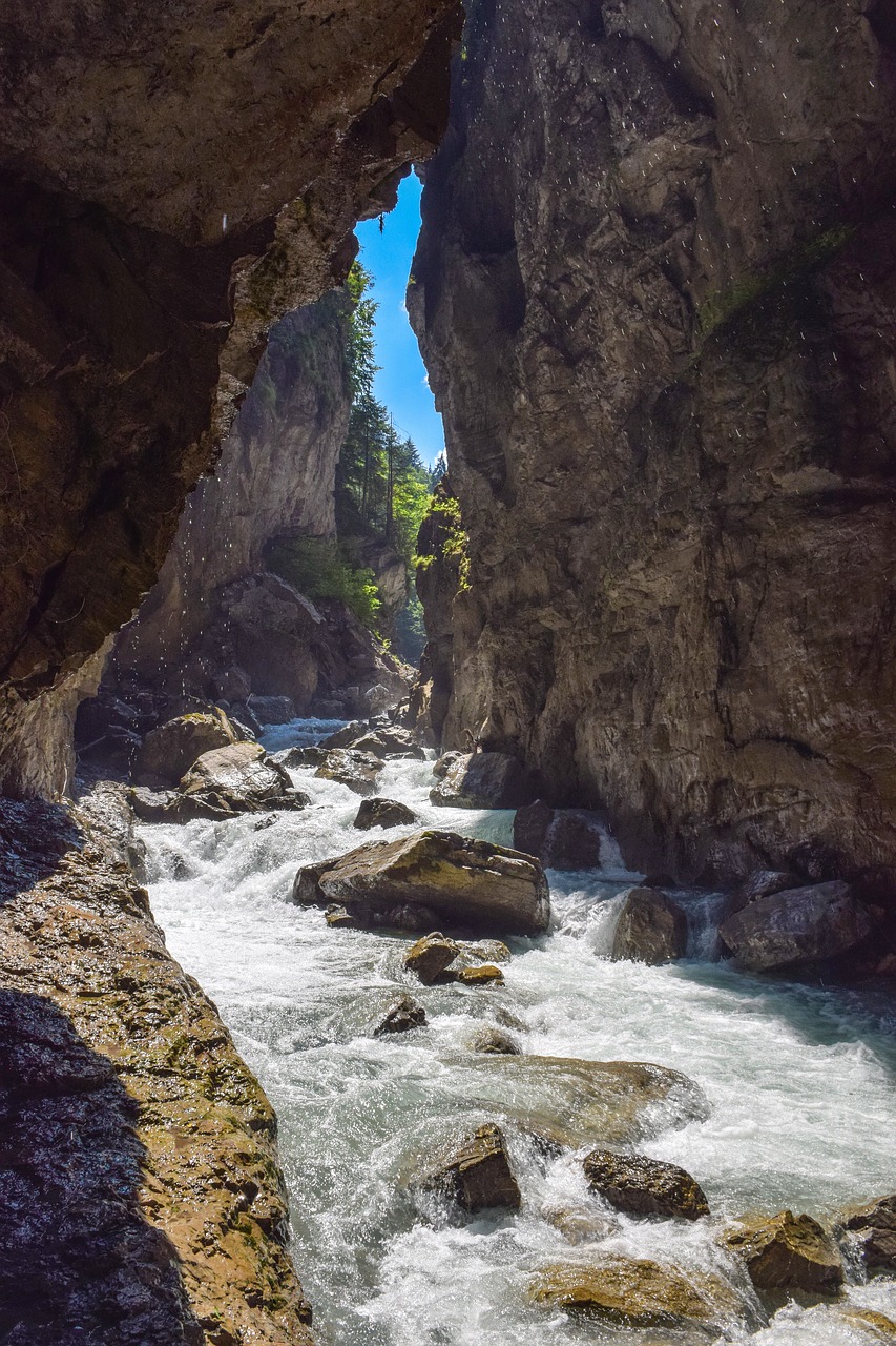 Partnachklamm,  Vandens,  Upė,  Alpine,  Teka,  Rokas,  Bavarija, Nemokamos Nuotraukos,  Nemokama Licenzija