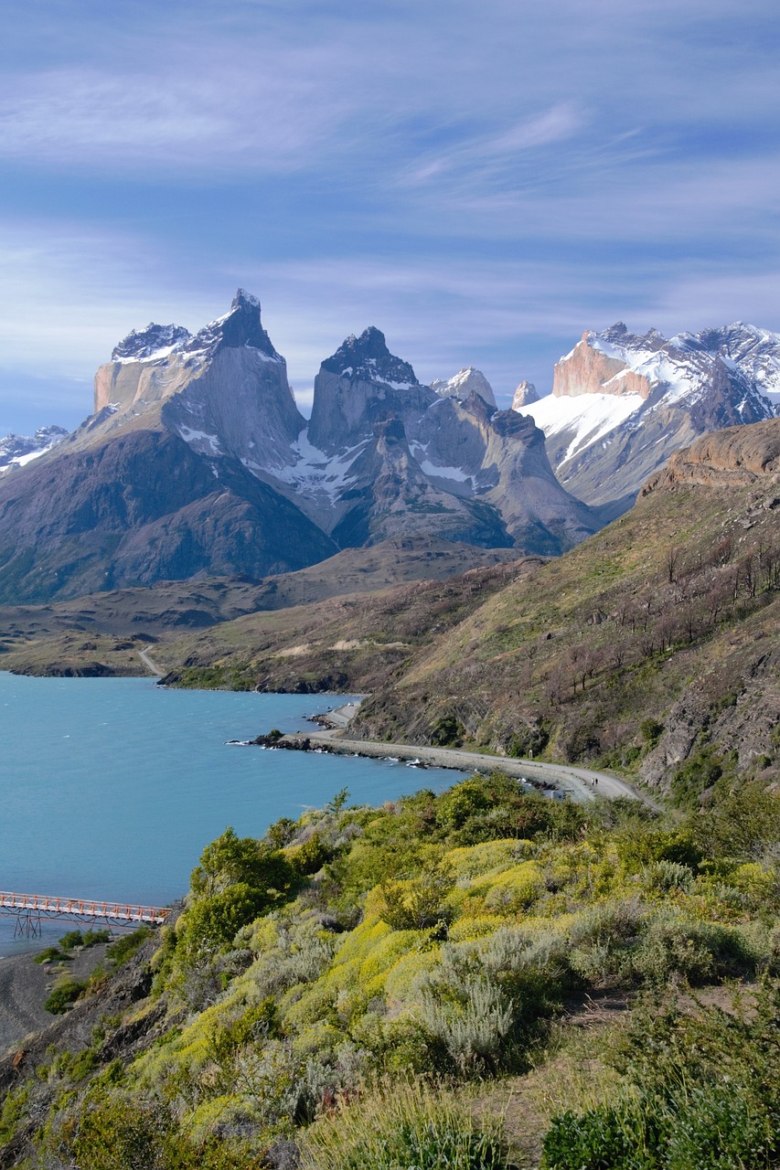 Patagonia, Čile, Torres Del Paine, Nacionalinis Parkas, Ežeras, Kalnai, Nemokamos Nuotraukos,  Nemokama Licenzija