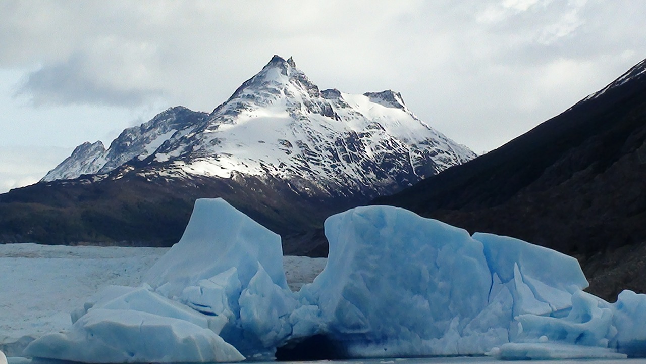 Patagonia, Ledynas, Ledas, Kalnai, Sniegas, Gamta, Į Pietus, Andes, Kraštovaizdis, Debesys