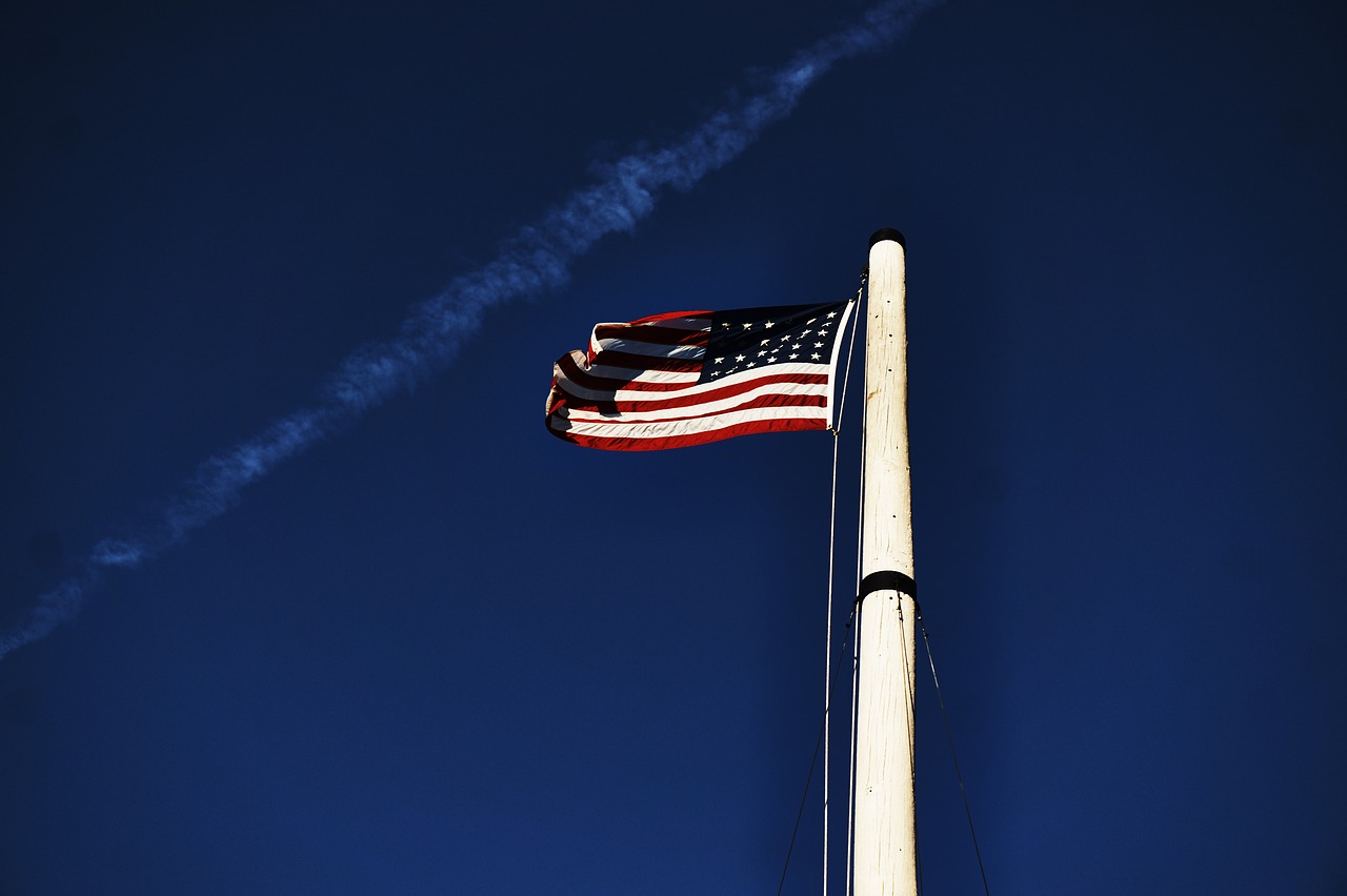 Patriotinis, Vėliava, Usa, Amerikietis, United, Valstijos, Patriotizmas, Raudona, Simbolis, Mėlynas