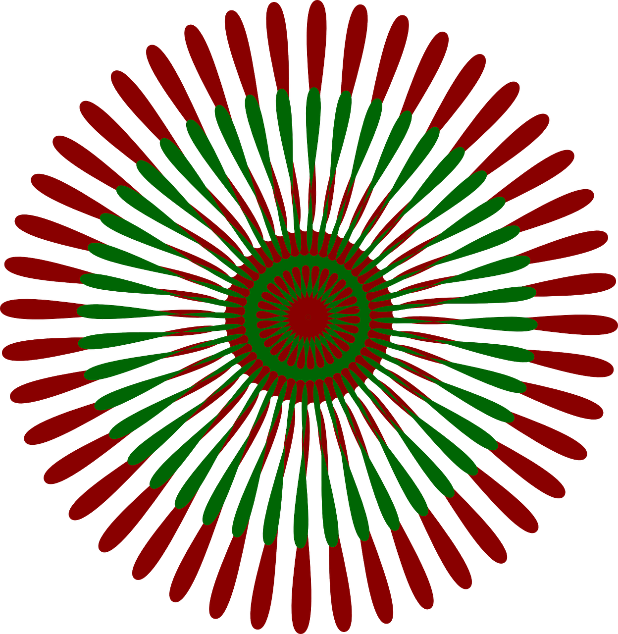 Modelis, Apskritas, Gėlė, Dizainas, Apvalus, Ratas, Raudona, Žalias, Abstraktus, Elementas