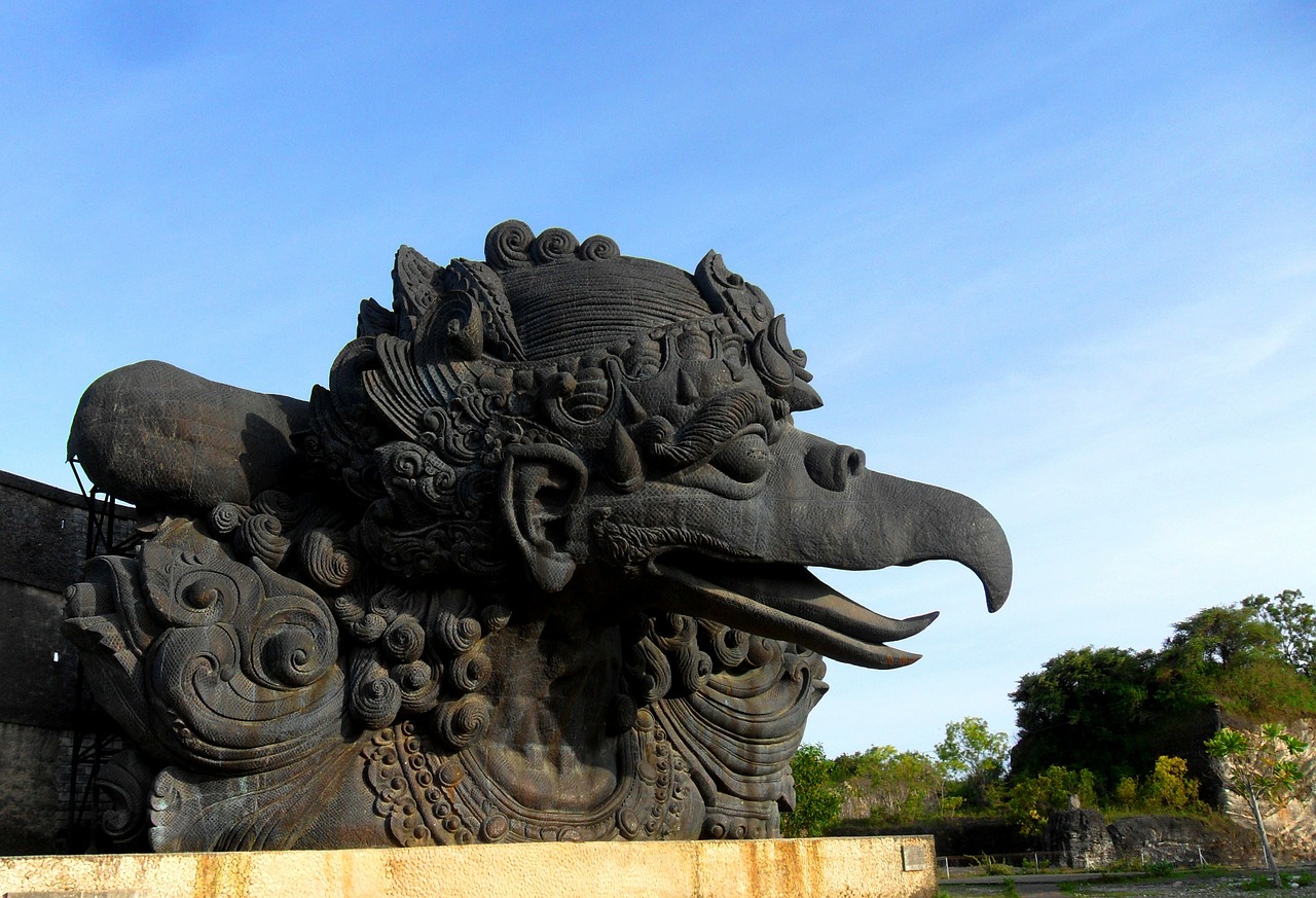 Patung Garuda, Bali, Indonezija, Asian, Statula, Menas, Statulos, Unikalus, Meno, Plaza