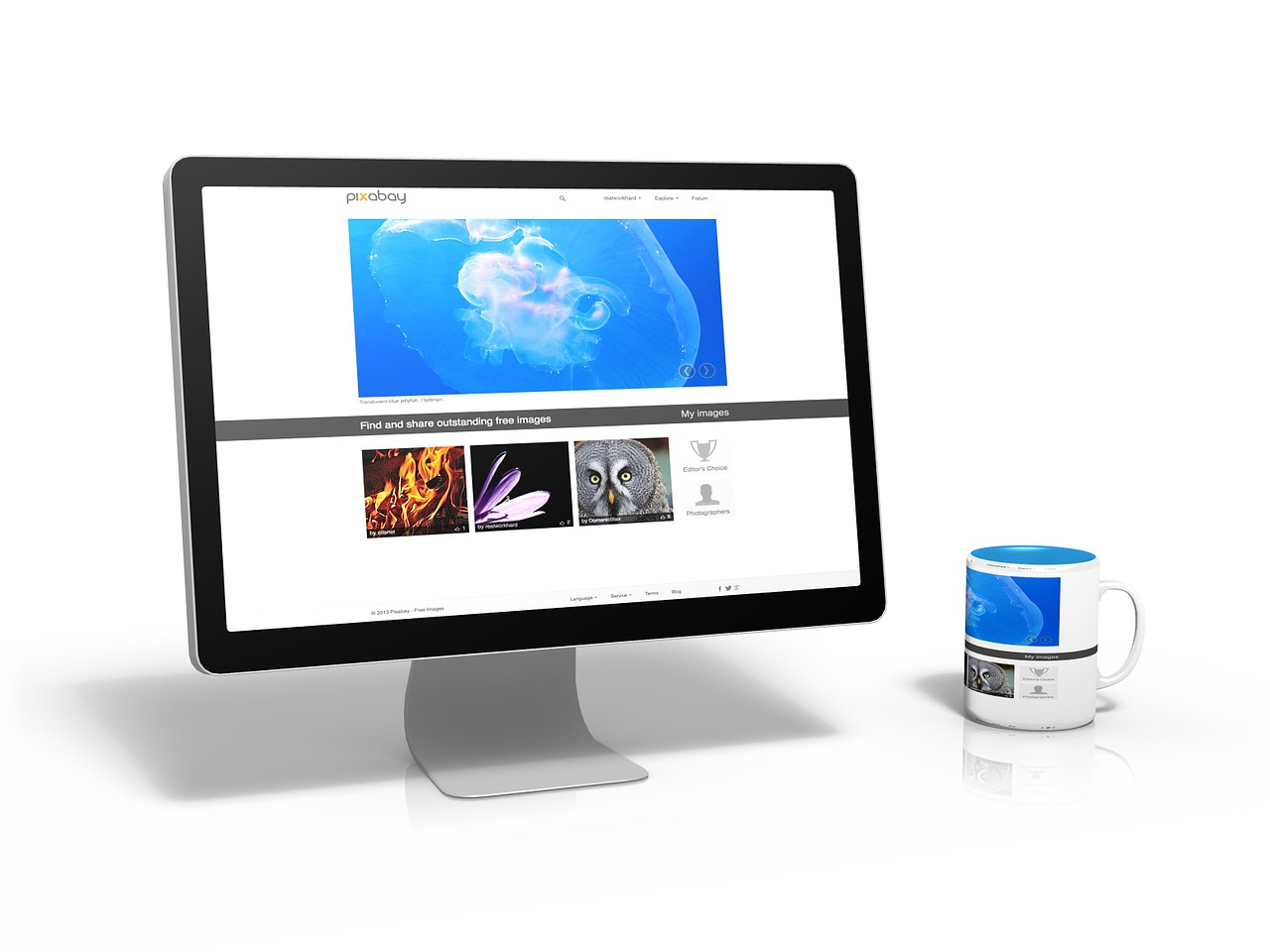 Pc, Kompiuteris, Vaizdai, Interneto Puslapis, Pixabay, Taurė, Stalas, Veidrodis, Internetas, Laisvas