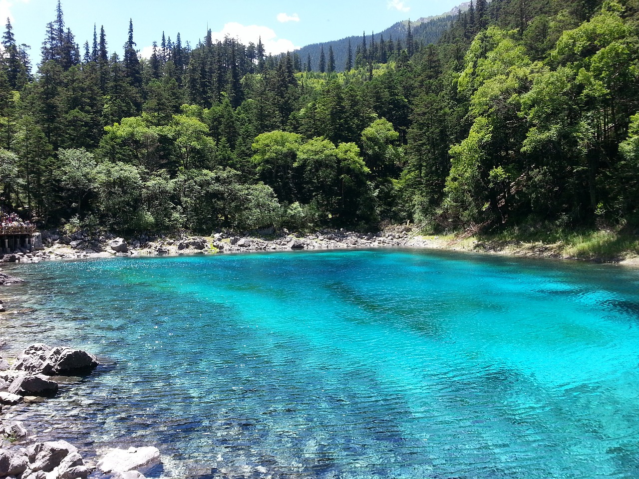 Perlinė Jūra, Jiuzhaigou, Vasara, Nemokamos Nuotraukos,  Nemokama Licenzija