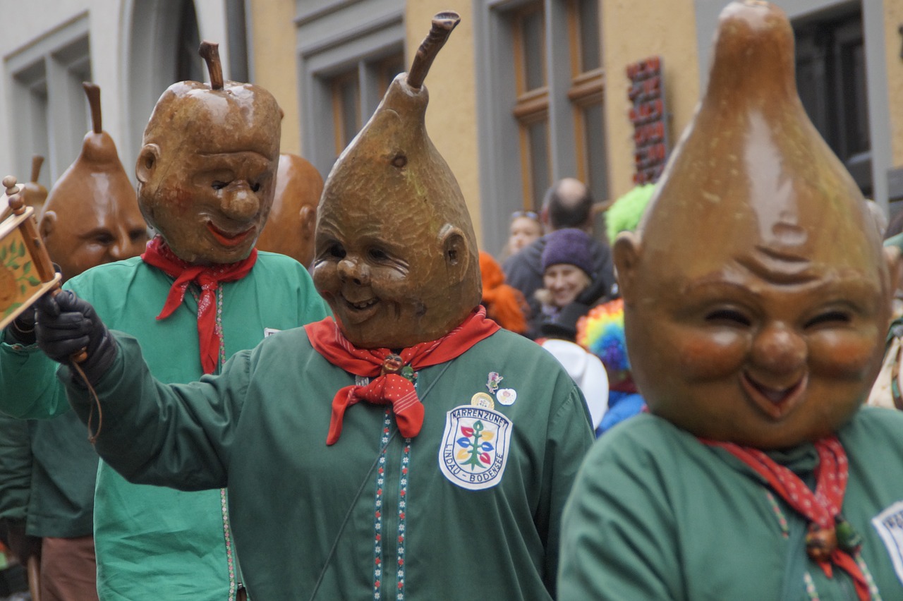 Kriaušės, Obuolys, Vaisiai, Medžio Galvutė, Lindau, Ežero Konstanta, Gildija, Kvailių Gildija, Strassenfasnet, Kvailys Šokti