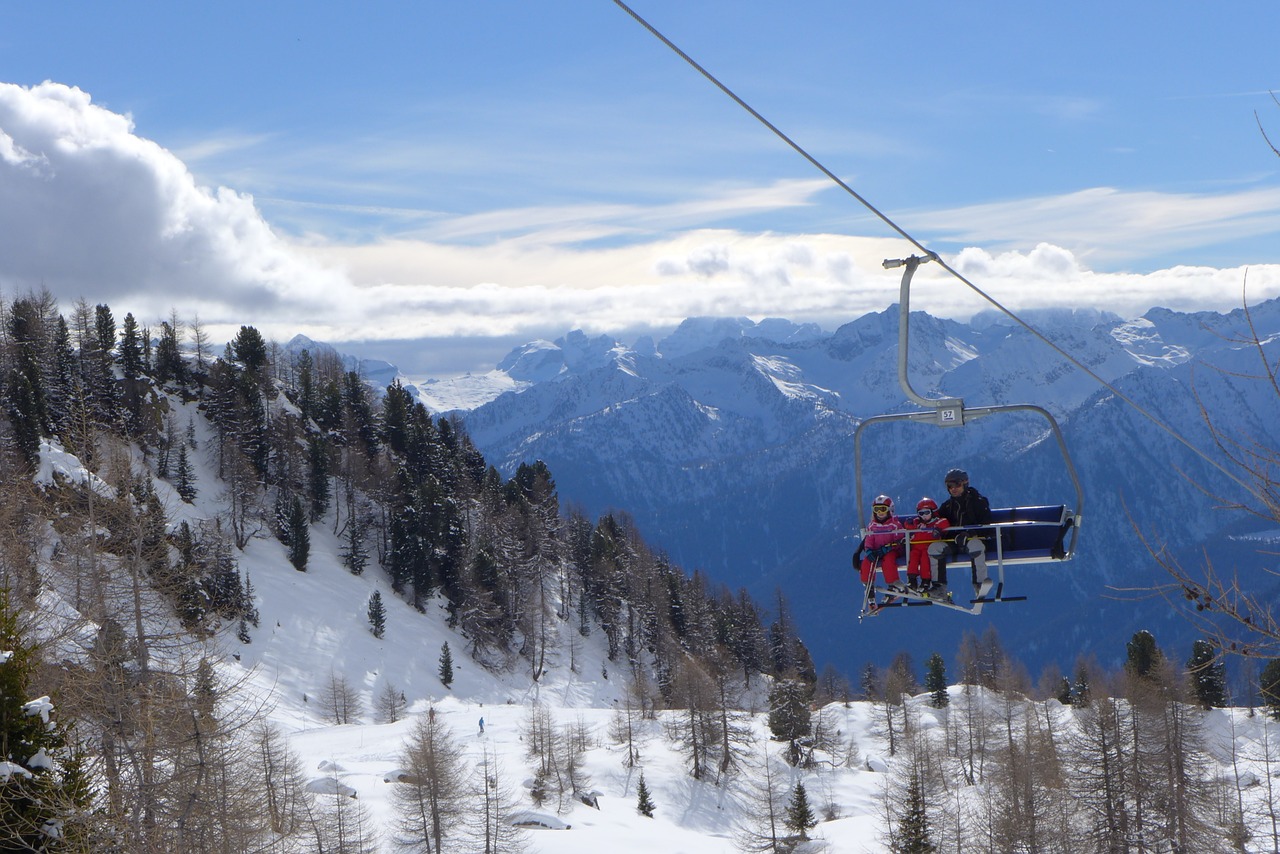 Pejo, Slidinėjimas, Keltuvas, Trentinas, Val Di Sole, Slidininkų Keltuvai, Nemokamos Nuotraukos,  Nemokama Licenzija