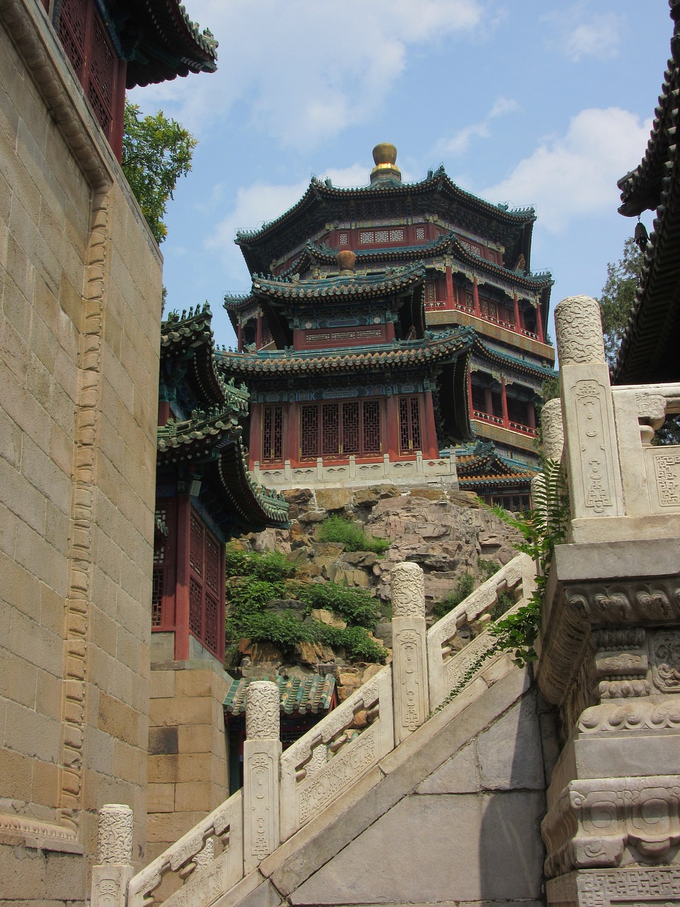 Pekin, Vasaros Rūmai, Pagoda, Kinija, Kinai, Kinietiška Architektūra, Kinijos Istorija, Istorija, Nemokamos Nuotraukos,  Nemokama Licenzija