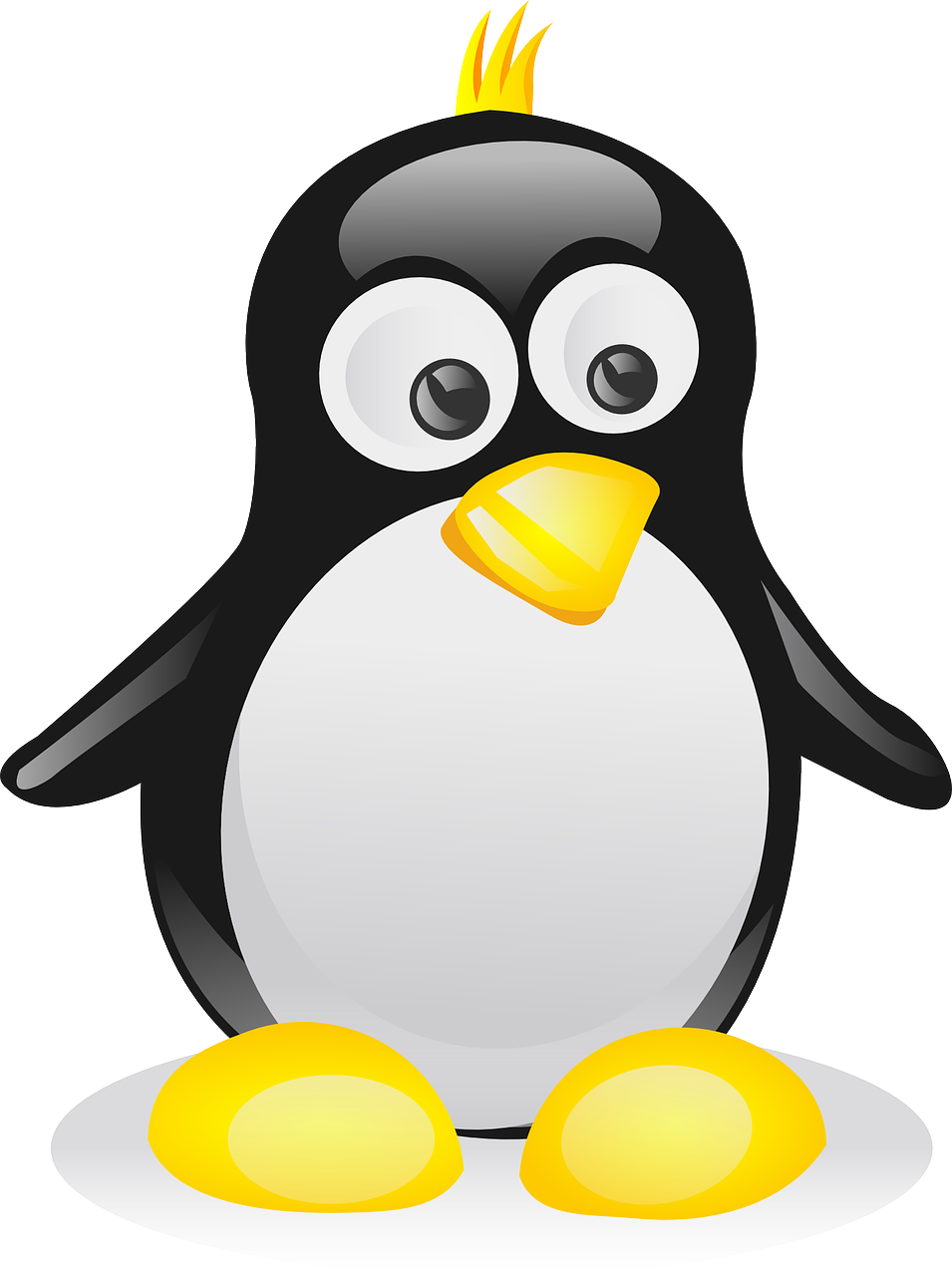 Pingvinas, Paukštis, Linux, Talismanas, Punk, Tux, Unix, Nemokama Vektorinė Grafika, Nemokamos Nuotraukos,  Nemokama Licenzija
