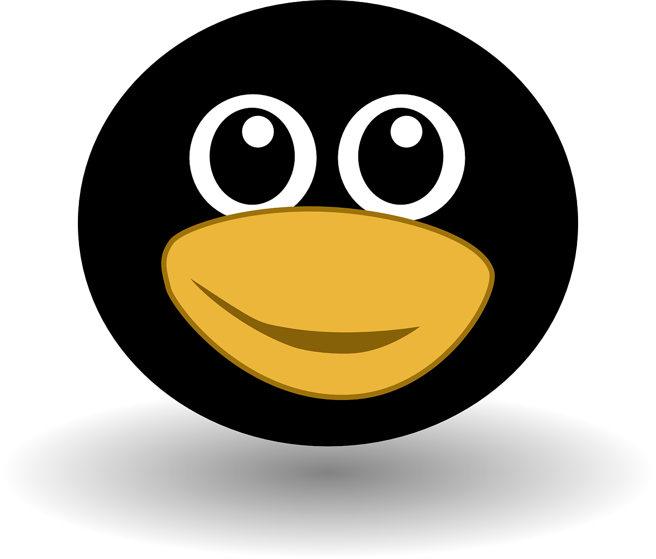 Pingvinas, Tux, Linux, Unix, Gyvūnas, Paukštis, Mielas, Smiley, Snapas, Apvalus