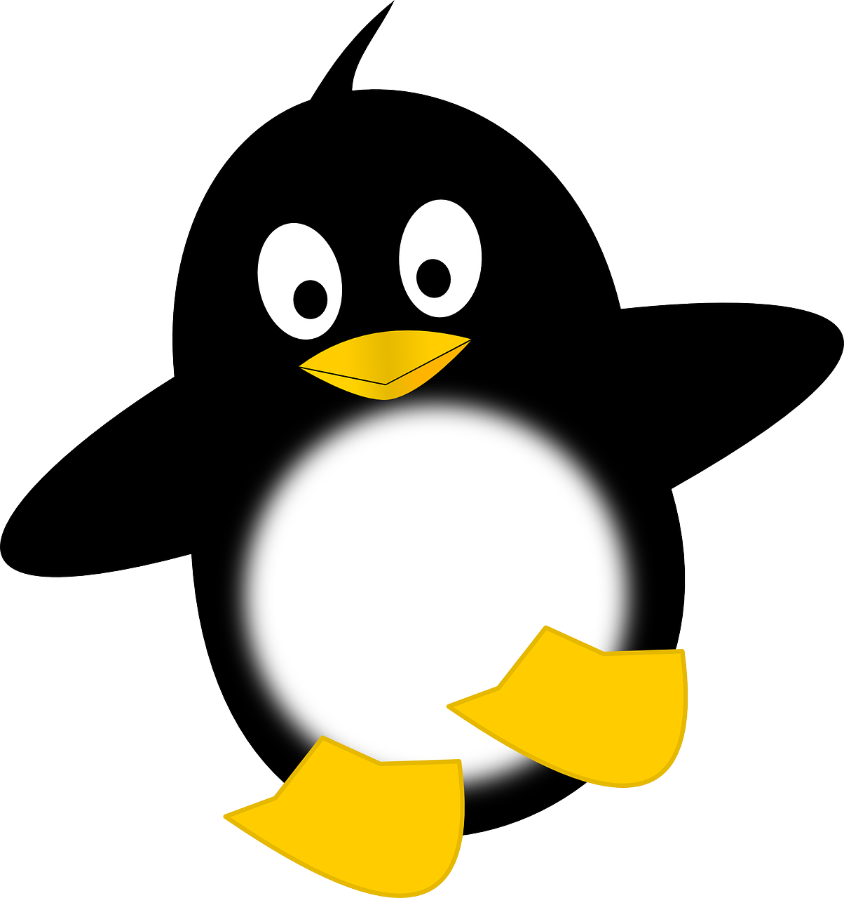 Pingvinas, Tux, Juokinga, Linux, Mažai, Vaikas, Kūdikis, Nemokama Vektorinė Grafika, Nemokamos Nuotraukos,  Nemokama Licenzija