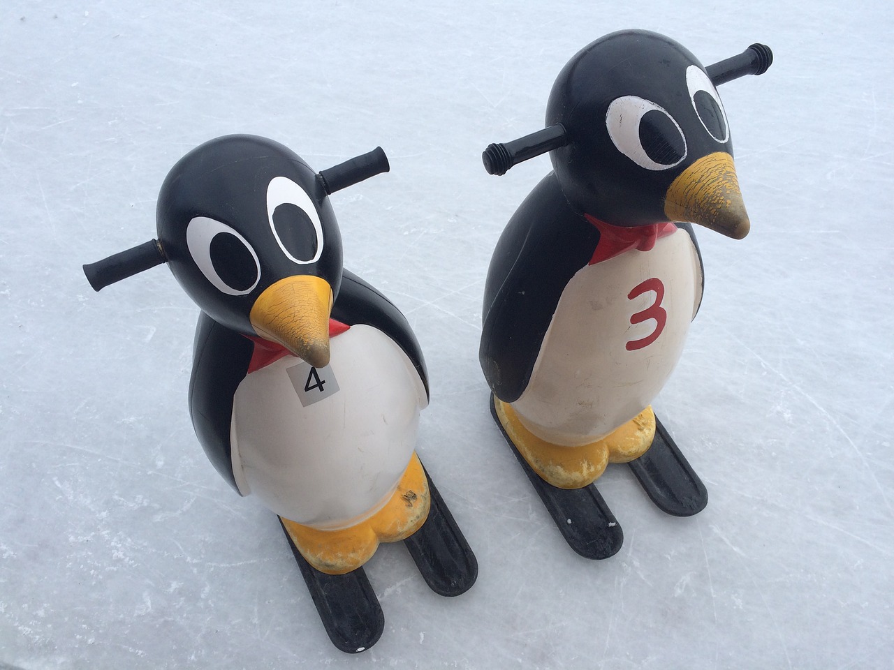Pingvinas, Ledo Čiuožykla, Dvyniai, Nemokamos Nuotraukos,  Nemokama Licenzija