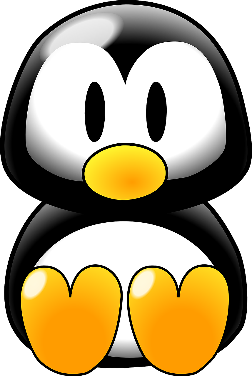 Pingvinas, Kūdikis, Linux, Paukštis, Mielas, Viščiukas, Talismanas, Animacinis Filmas, Nemokama Vektorinė Grafika, Nemokamos Nuotraukos