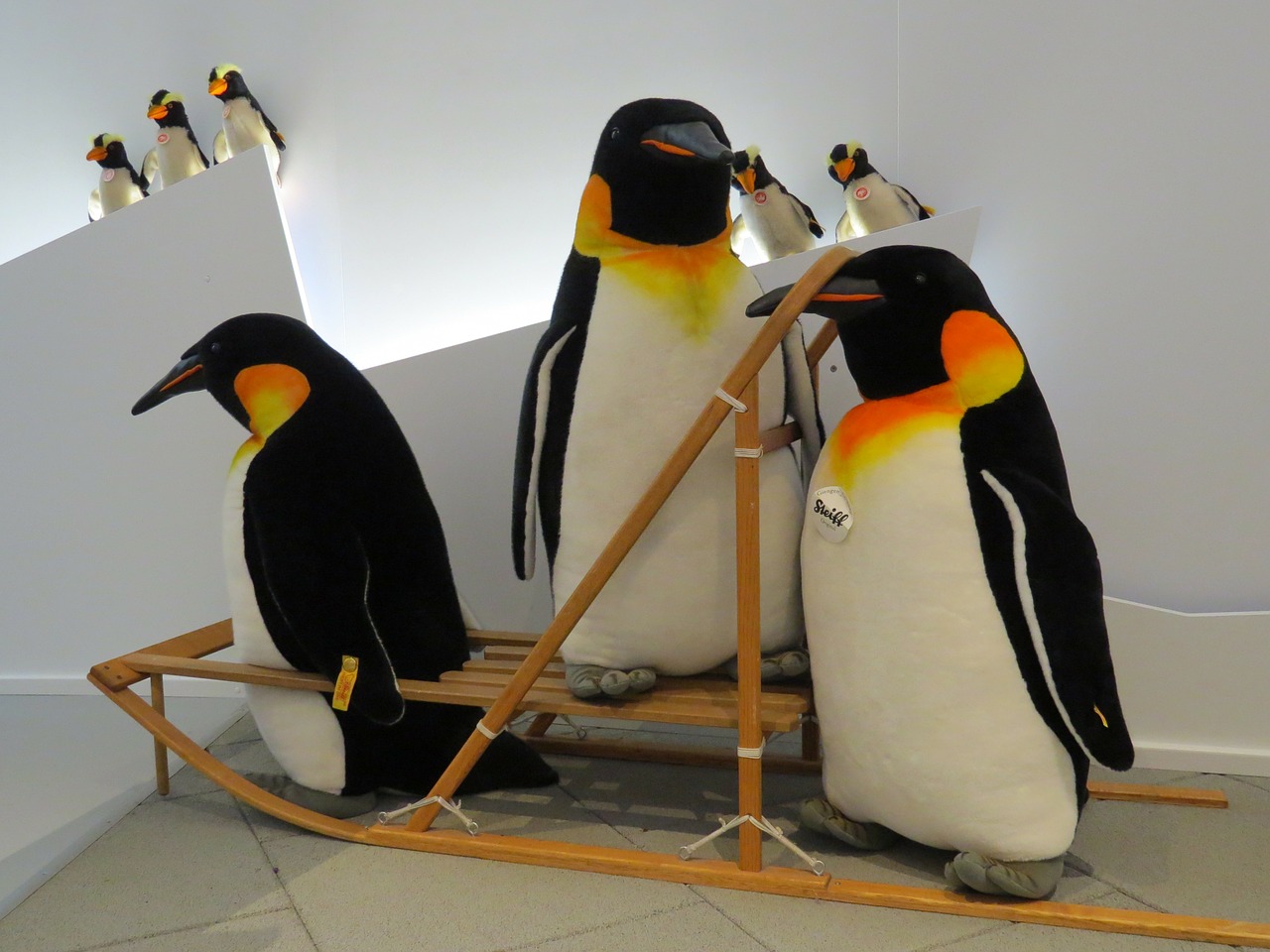 Pingvinas, Pingvinas, Pingvinų Šeima, Skaidrių, Arktinė, Antarctica, Steiff Gyvūnai, Steiff Tierchen, Iškamša, Minkštas Žaislas