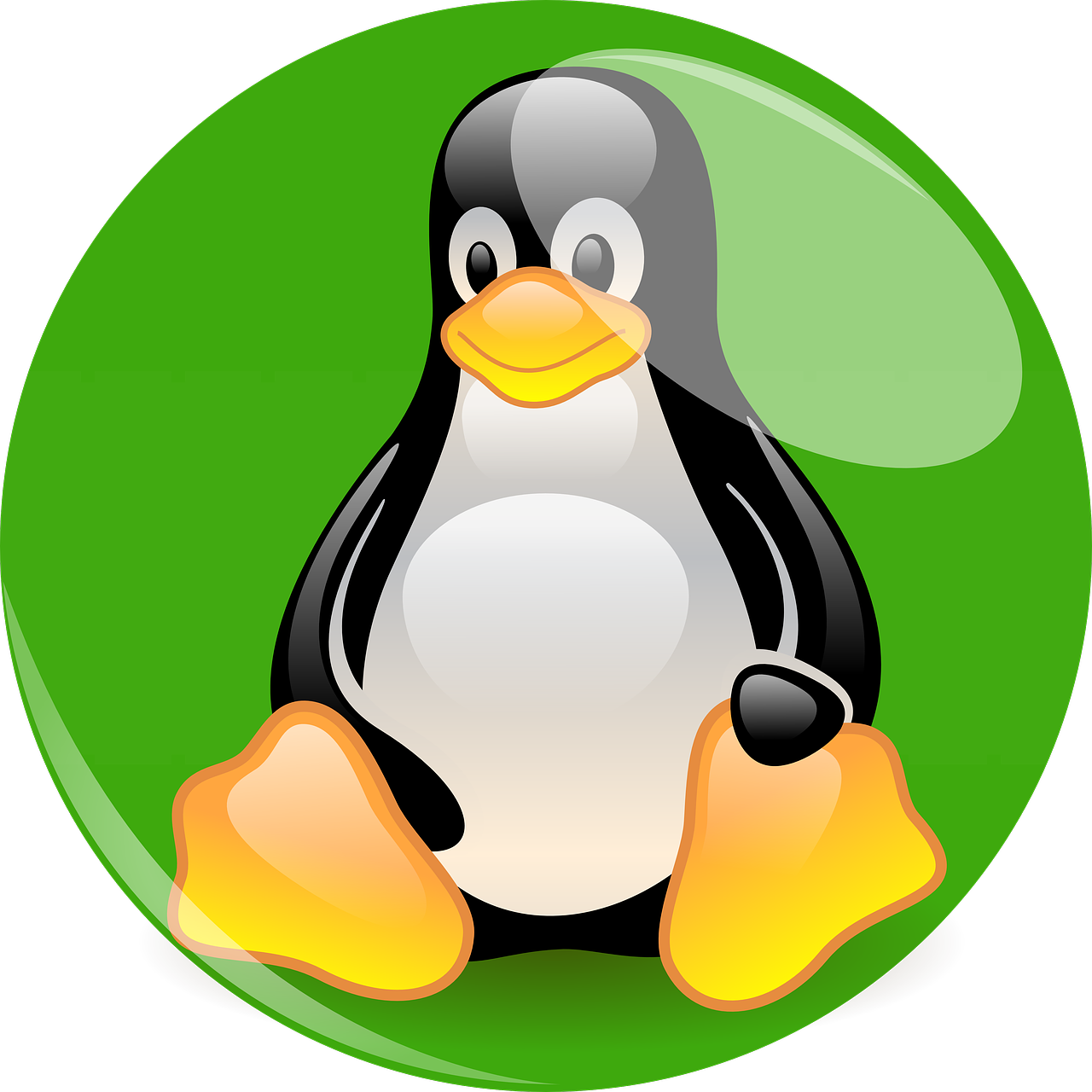 Pingvinas, Linux, Talismanas, Animacinio Filmo Herojus, Figūra, Žalias, Piešimas, Nemokamos Nuotraukos,  Nemokama Licenzija
