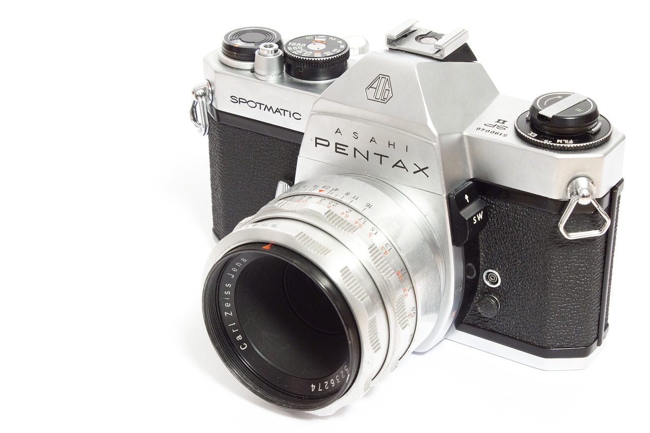 Pentax, Fotoaparatas, Analogas, Senoji Kamera, Nuotrauka, Fotografija, Fotoaparatas, Senas, Vintage, Hipster
