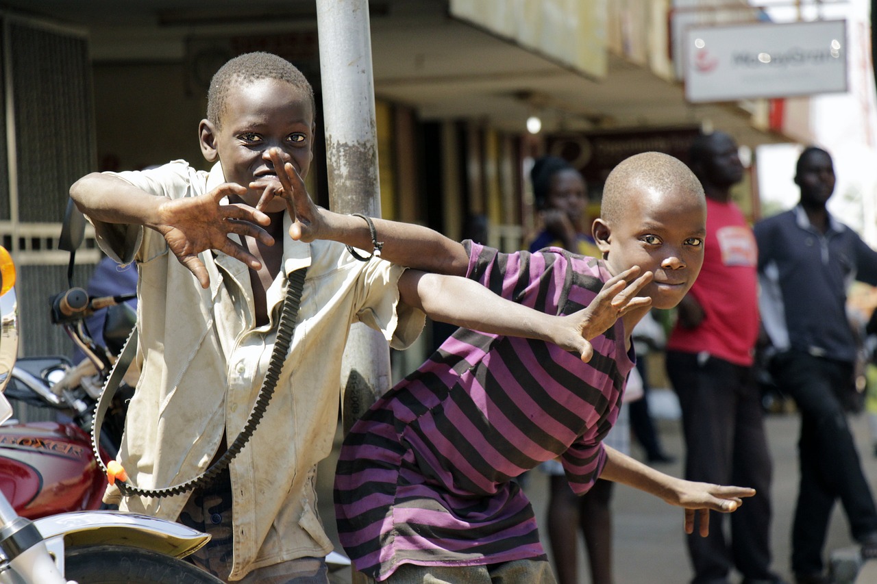 Ugandos Žmonės, Ugandos Vaikai, Afrika, Vaikai, Mbale, Laimingas, Gatvės Vaikai, Gyvenimas, Nemokamos Nuotraukos,  Nemokama Licenzija