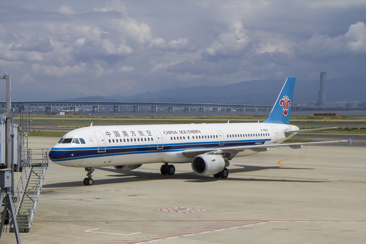 Kinijos Liaudies Respublika, Marškinėliai, Aviacija, Pietų Kinija, Kinija, Pietus, Oro Linijų Bendrovės, Airbus, A319, 100