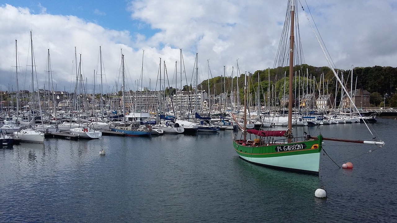 Perros-Guirec, France, Papludimys, Valtys, Jachtos, Vanduo, Ežeras, Jūra, Jūrų, Nemokamos Nuotraukos