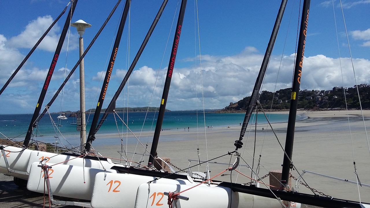 Perros-Guirec, France, Papludimys, Jūra, Valtys, Vasara, Atostogos, Nemokamos Nuotraukos,  Nemokama Licenzija