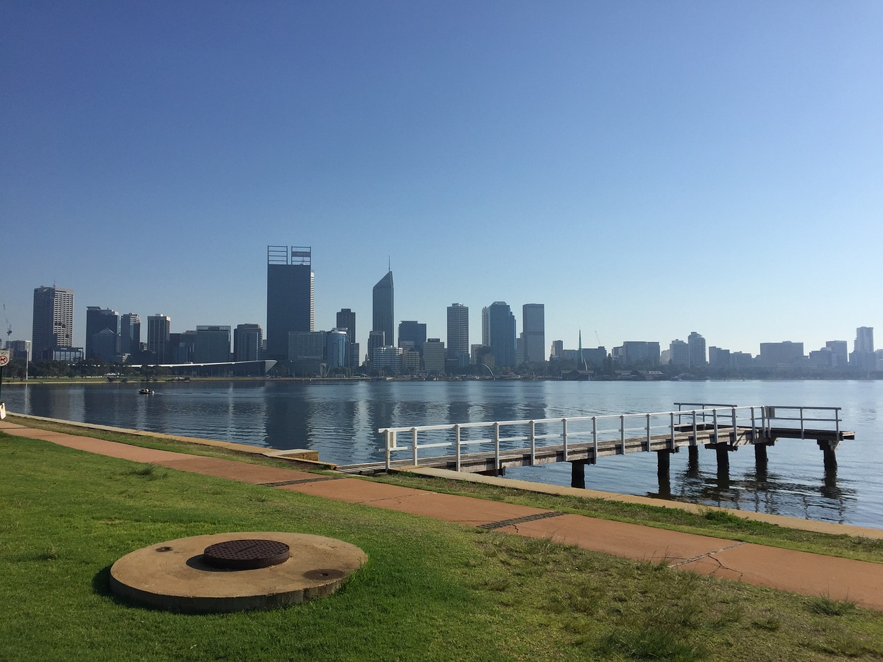 Perth, Gulbė, Upė, Australia, Vakarų, Miestas, Panorama, Vanduo, Miesto Panorama, Miesto