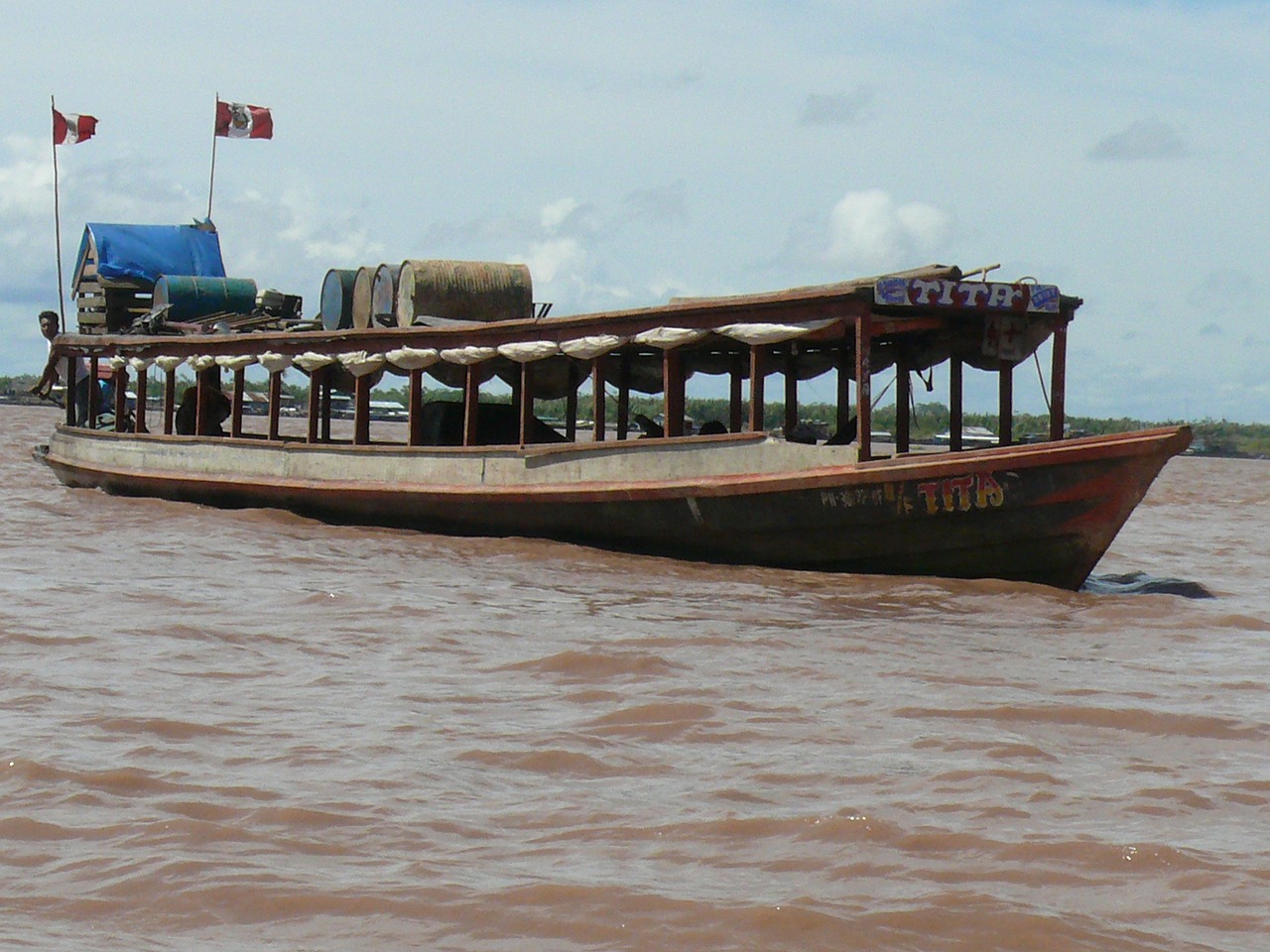 Peru, Pucallpa, Upė, Valtis, Nemokamos Nuotraukos,  Nemokama Licenzija