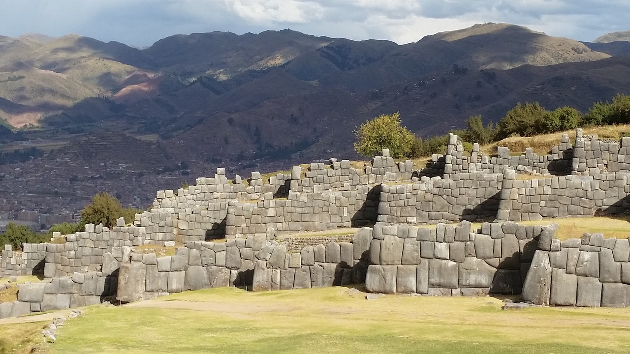 Peru, Sacsayhuaman, Šventas, Vaizdingas, Svetainė, Griuvėsiai, Senas, Istorinis, Kraštovaizdis, Cusco