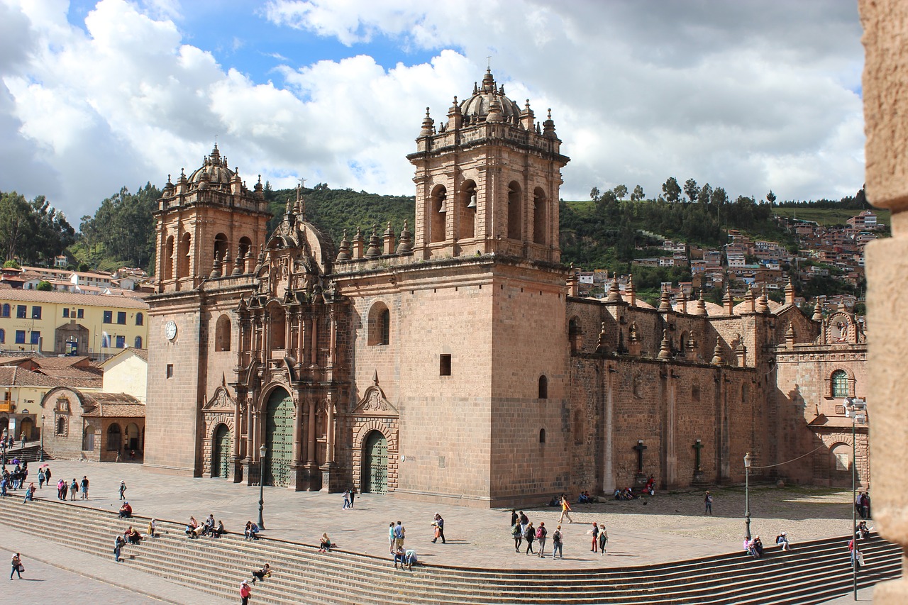 Peru, Cusco, Peru, Architektūra, Bažnyčia, Kelionė, Cuzco, Šventas, Miestas, Plaza