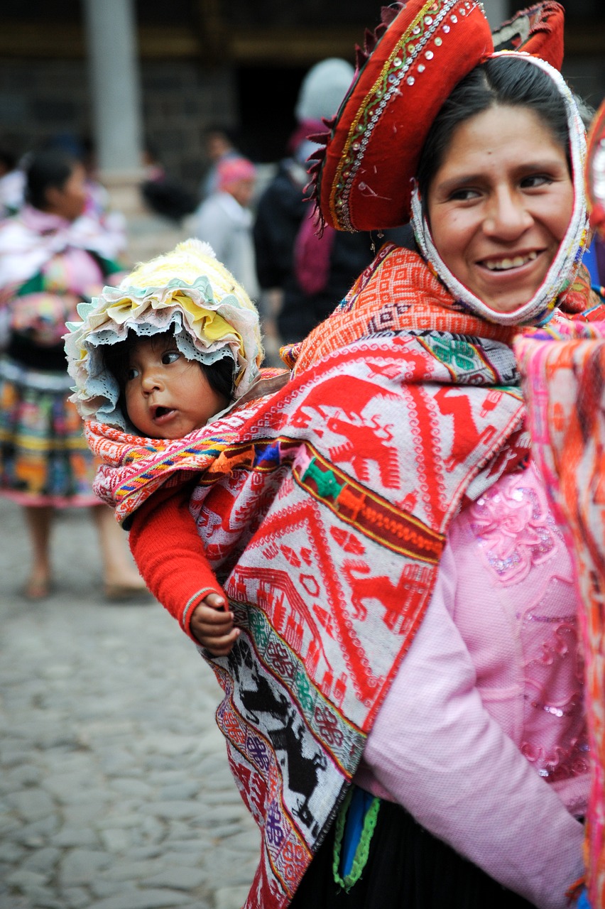 Peru, Turgus, Moteris, Maža Mergaitė, Skrybėlę, Skara, Cusco, Nemokamos Nuotraukos,  Nemokama Licenzija