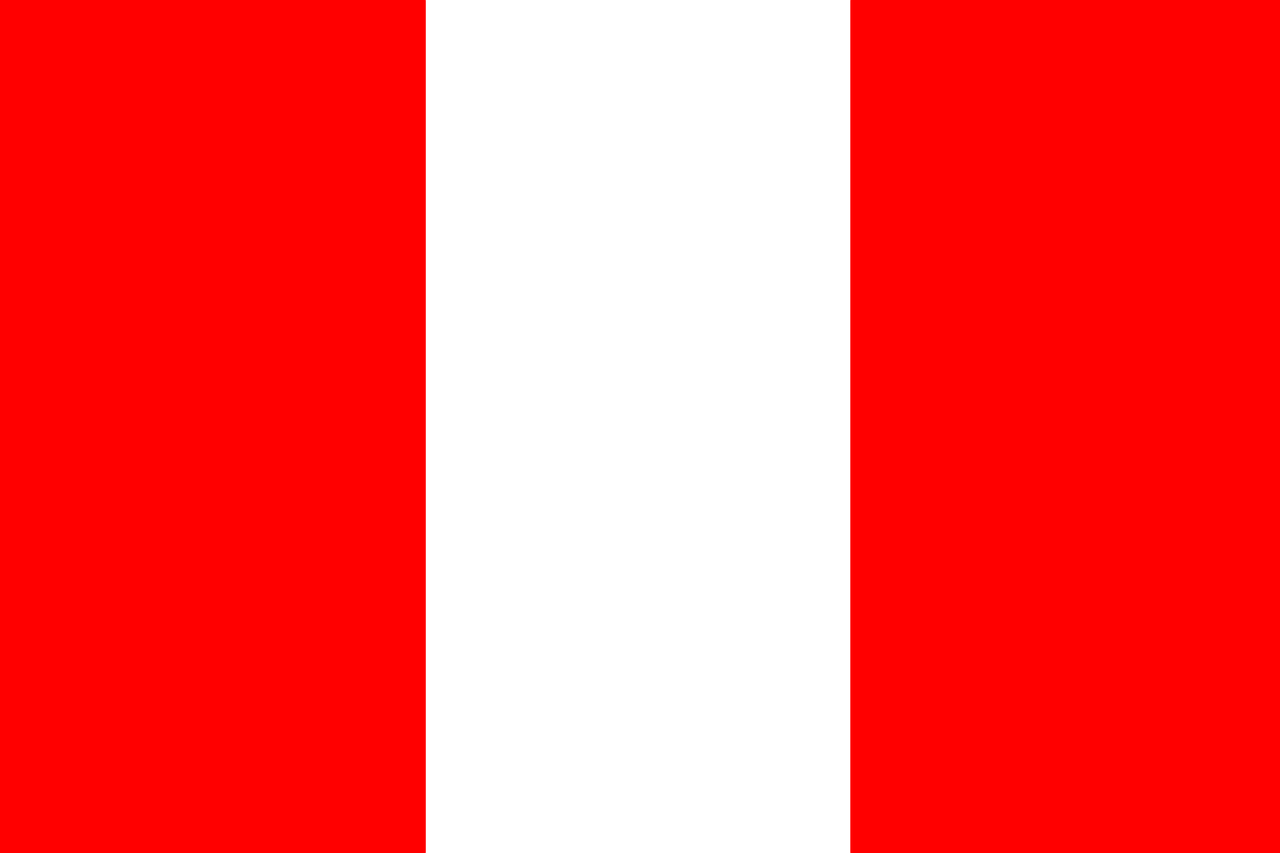 Peru, Vėliava, Simbolis, Šalis, Tauta, Peru, Nacionalinis, Lotynų, Pietų Amerika, Nemokama Vektorinė Grafika