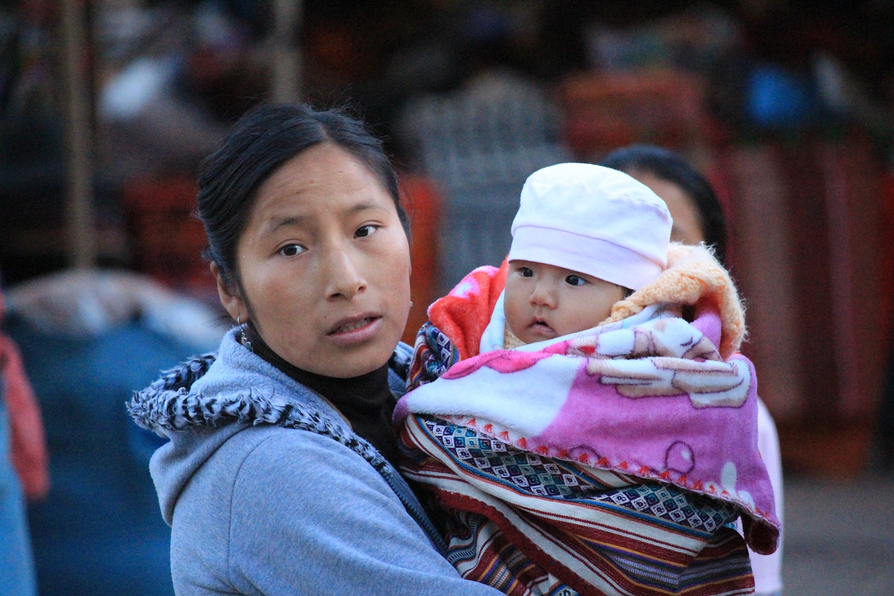 Peru, Moteris, Kūdikis, Peru, Andes, Cusco, Nemokamos Nuotraukos,  Nemokama Licenzija