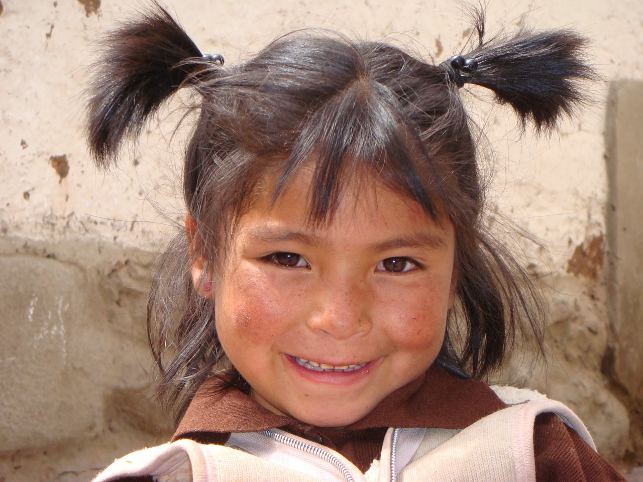 Peru, Mergaitė, Vaikas, Veidai, Žiūrėti, Mielas, Saldus, Veidas, Pigtails, Nemokamos Nuotraukos