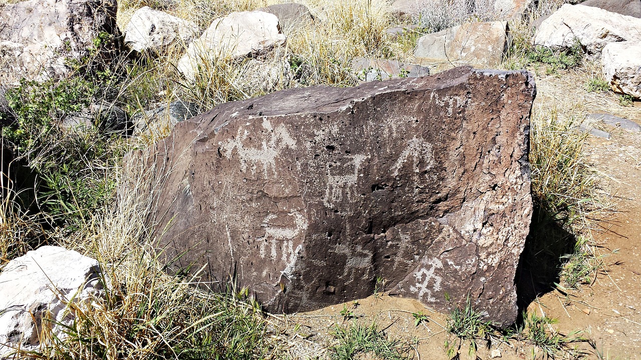 Petroglyfas, Rokas, Indėnas, Indijos, Gimtoji, Akmuo, Senovės, Kultūra, Dykuma, Priešistorinis