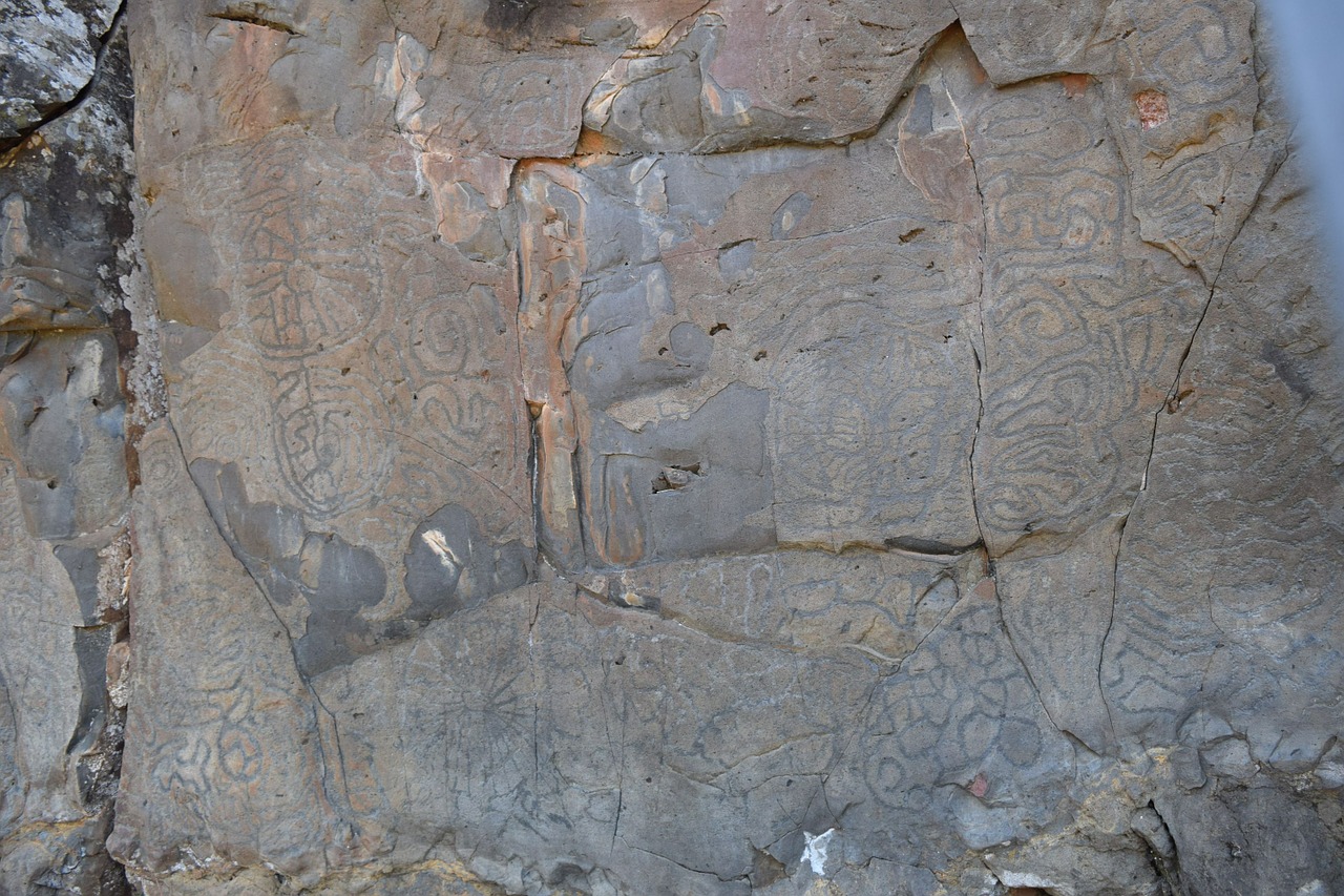Petroglyfai, Petroglyfų Fajana, El Paso, La Palma, Kanarų Salos, Guanches, Indėnas, Roko Paveikslai, Nemokamos Nuotraukos,  Nemokama Licenzija